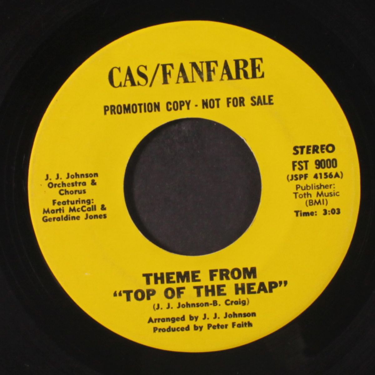 speak out / theme from "top of the heap" by GERALDINE JONES