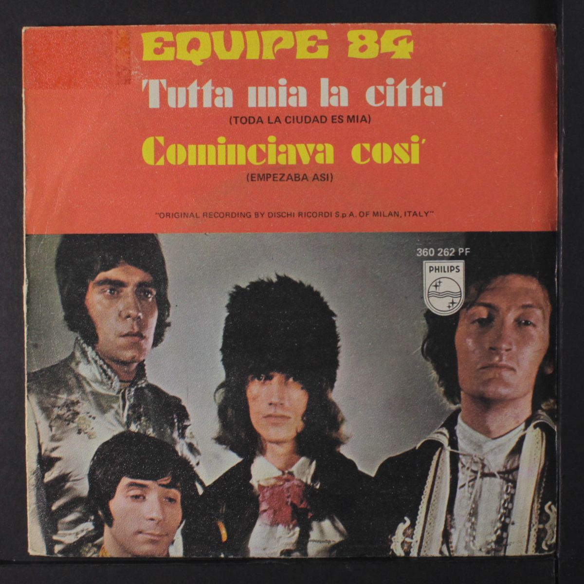 tutta mia la citta / comminciava cosi by EQUIPE 84