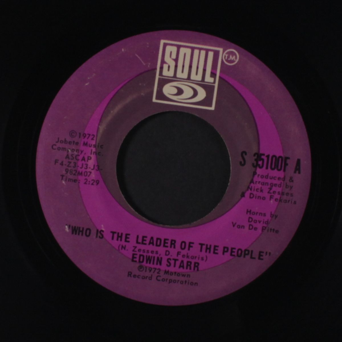 don't tell me i'm crazy / who is the leader of the people by EDWIN STARR