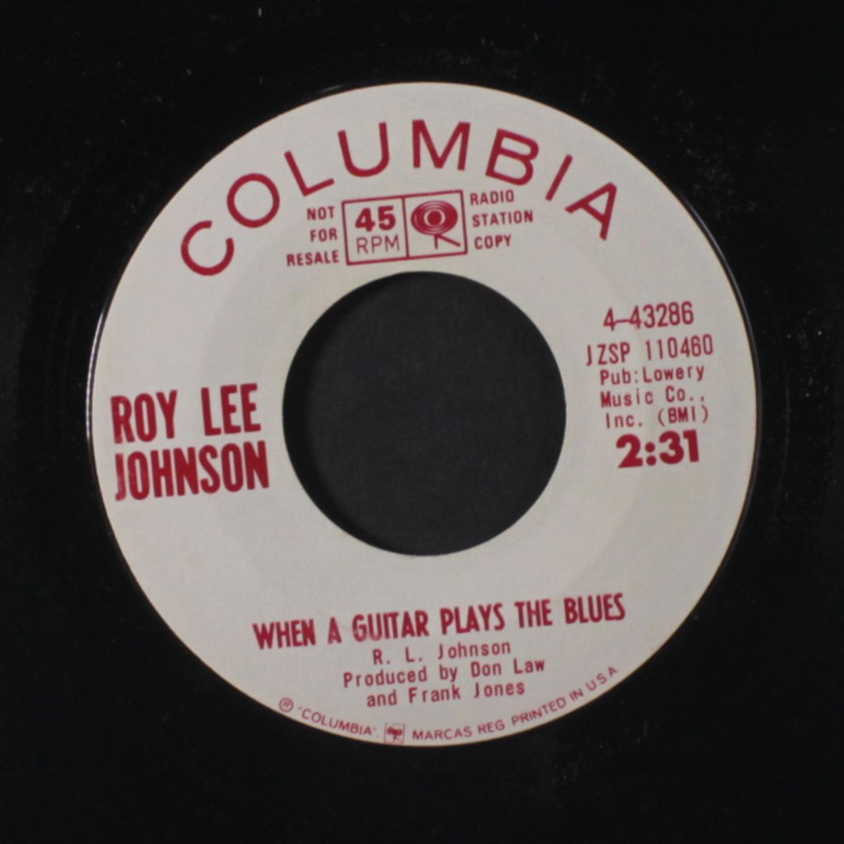 when a guitar plays the blues by ROY LEE JOHNSON