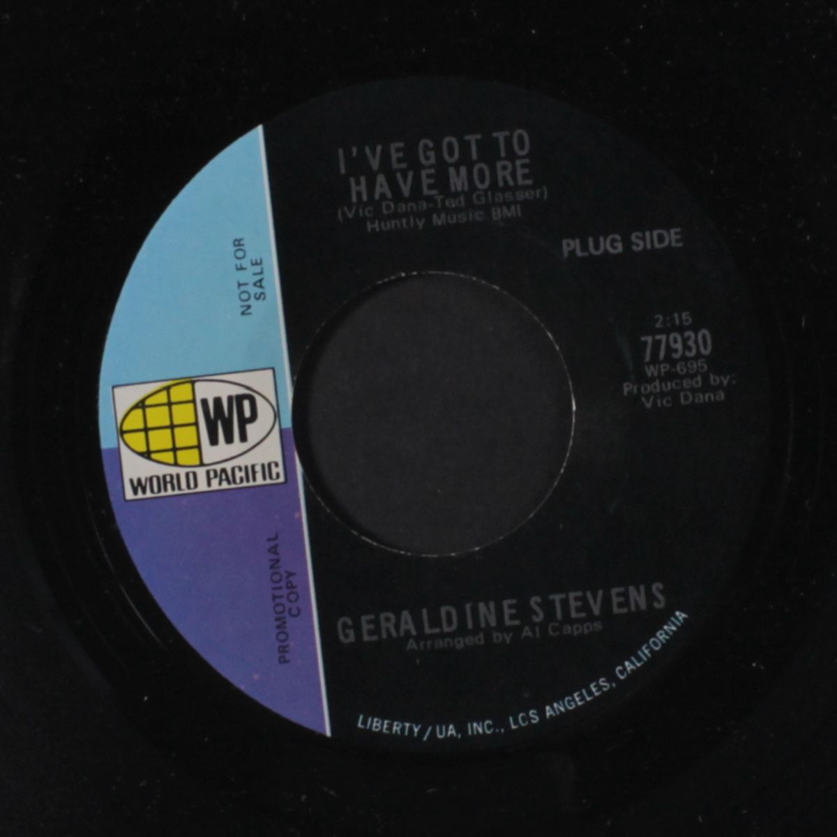 i've got to have more / play me a sad song by GERALDINE STEVENS
