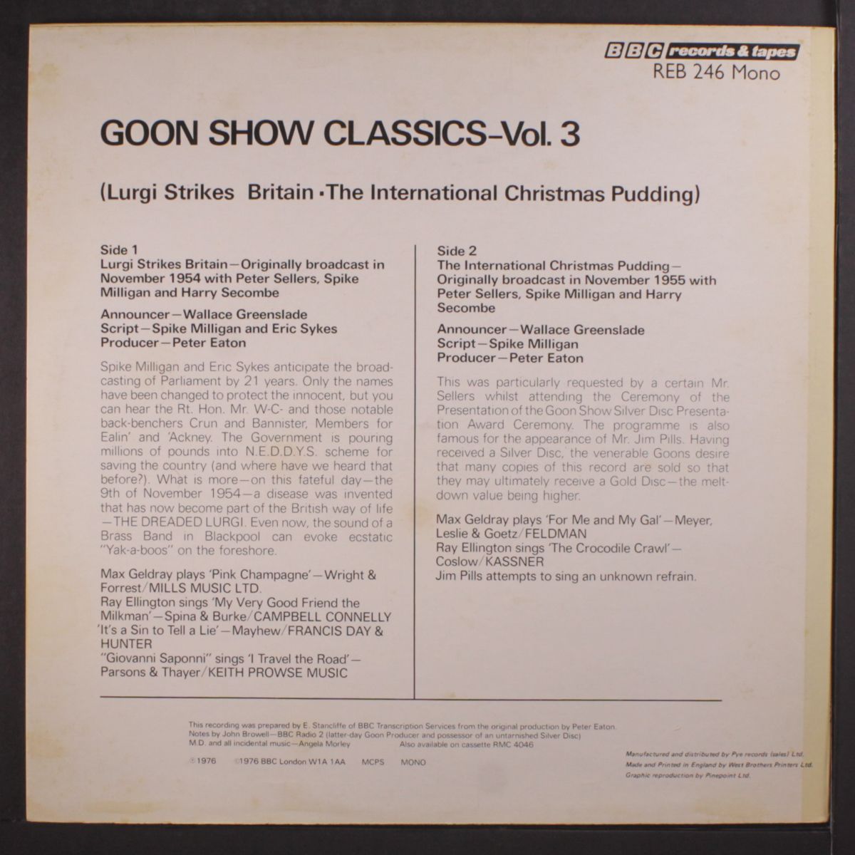 goon show classics, vol. 3 by GOON SHOW