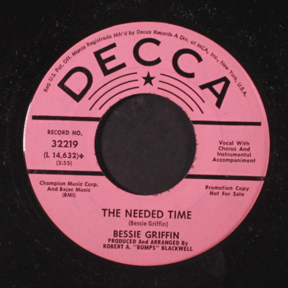 it takes a lot of love / the needed time by BESSIE GRIFFIN