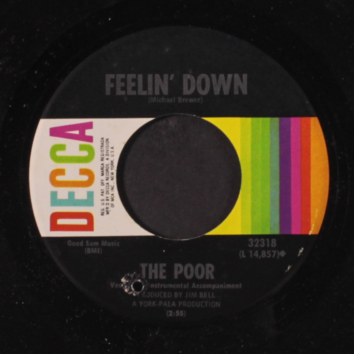 come back baby / feelin' down by POOR