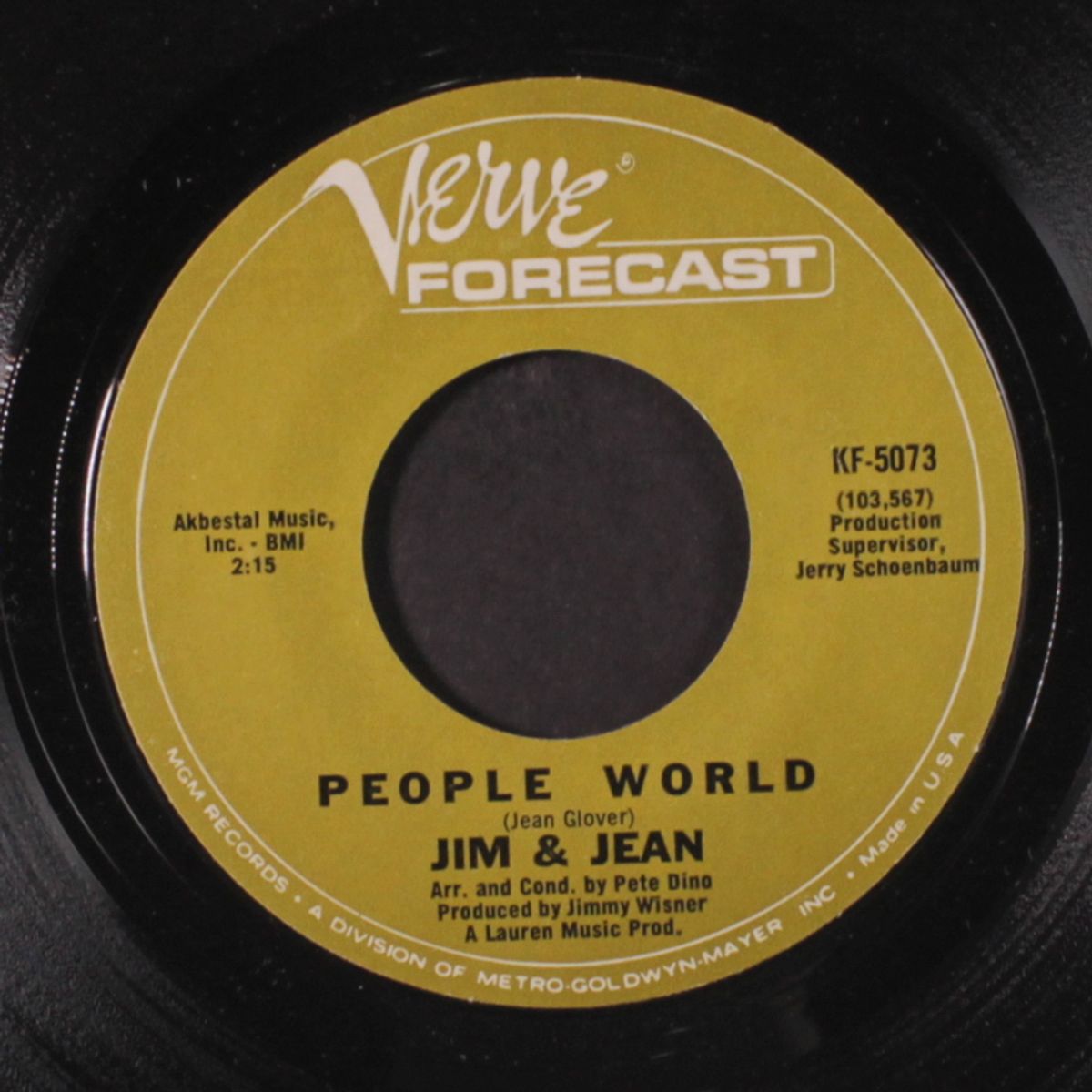 people world / time goes backwards by JIM & JEAN