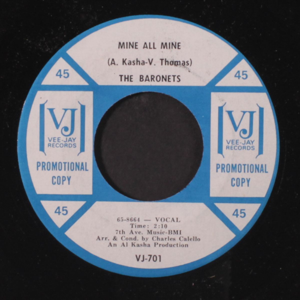 mine all mine / that's the way love happens by BARONETS