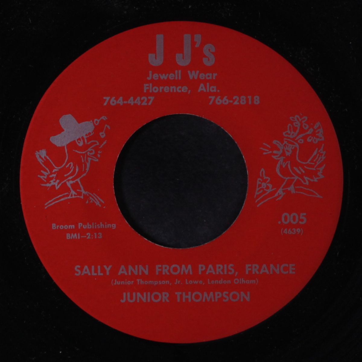 sally ann from paris, france / i'll never let you go by JUNIOR THOMPSON