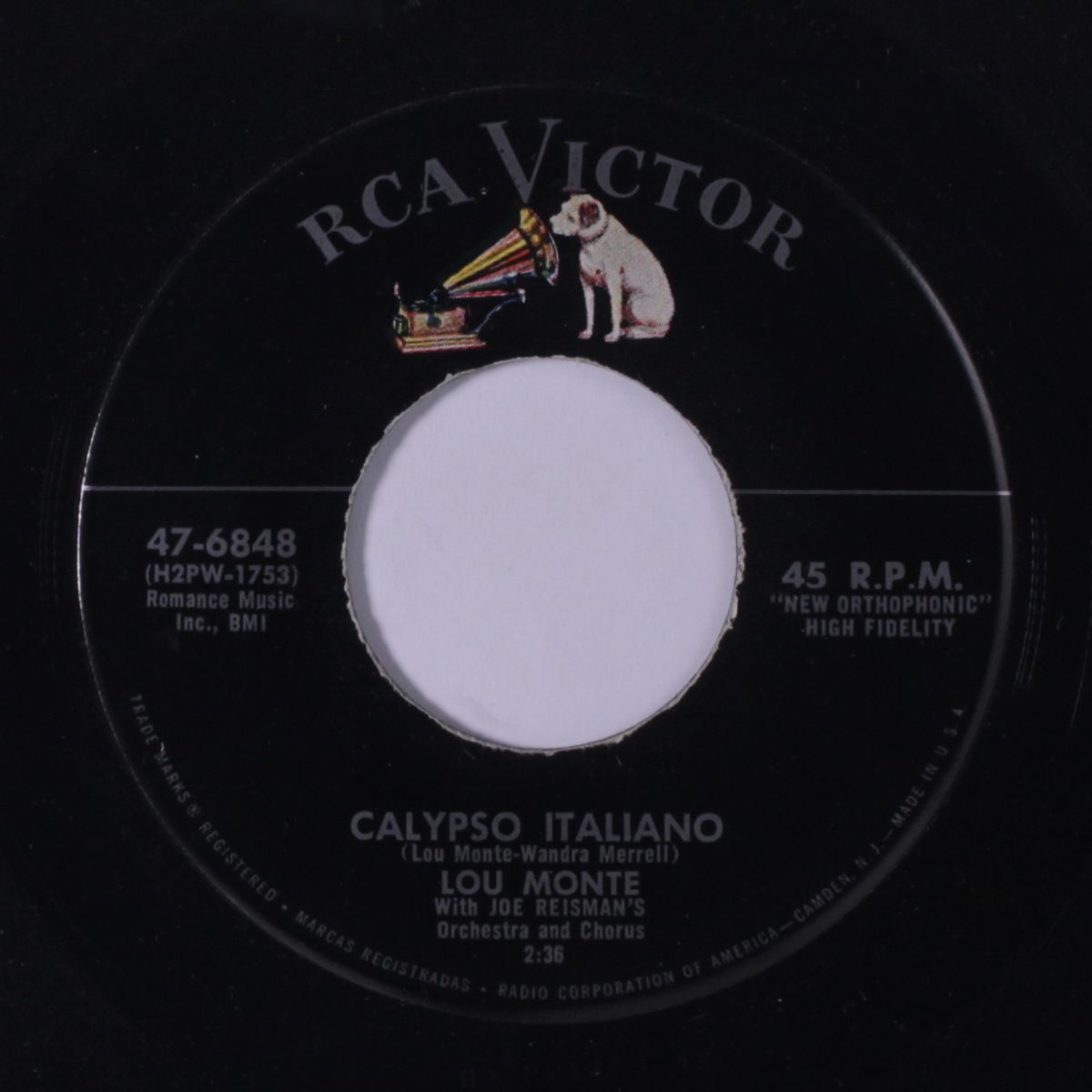 calypso italiano / someone else is taking you home by LOU MONTE
