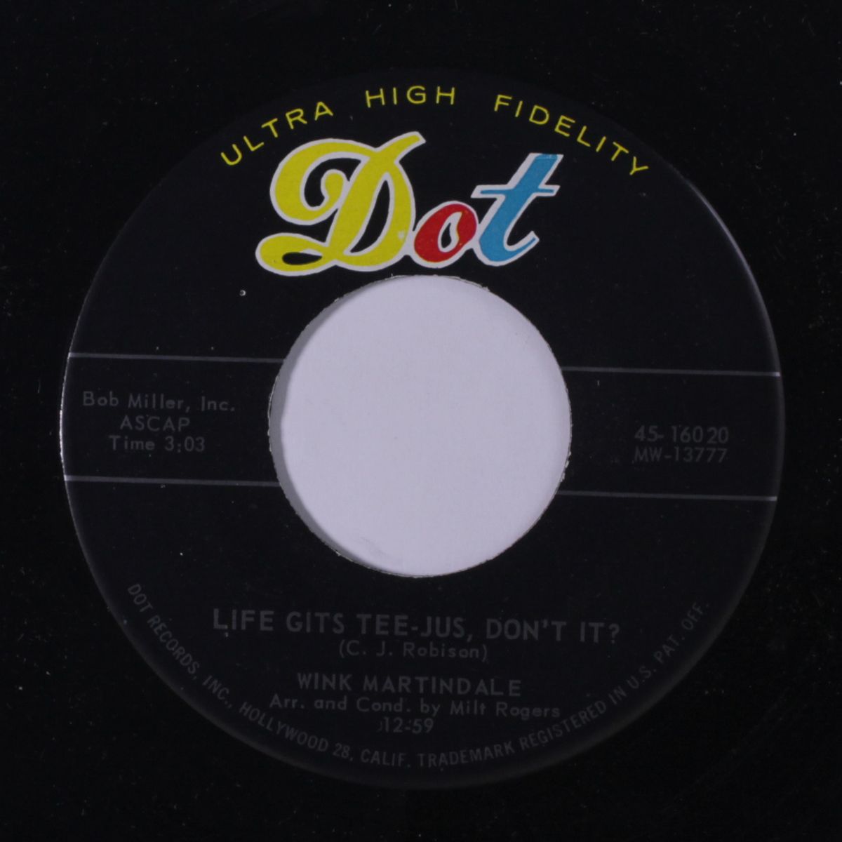 life gits tee-jus, don't it? / i never see maggie alone by WINK MARTINDALE