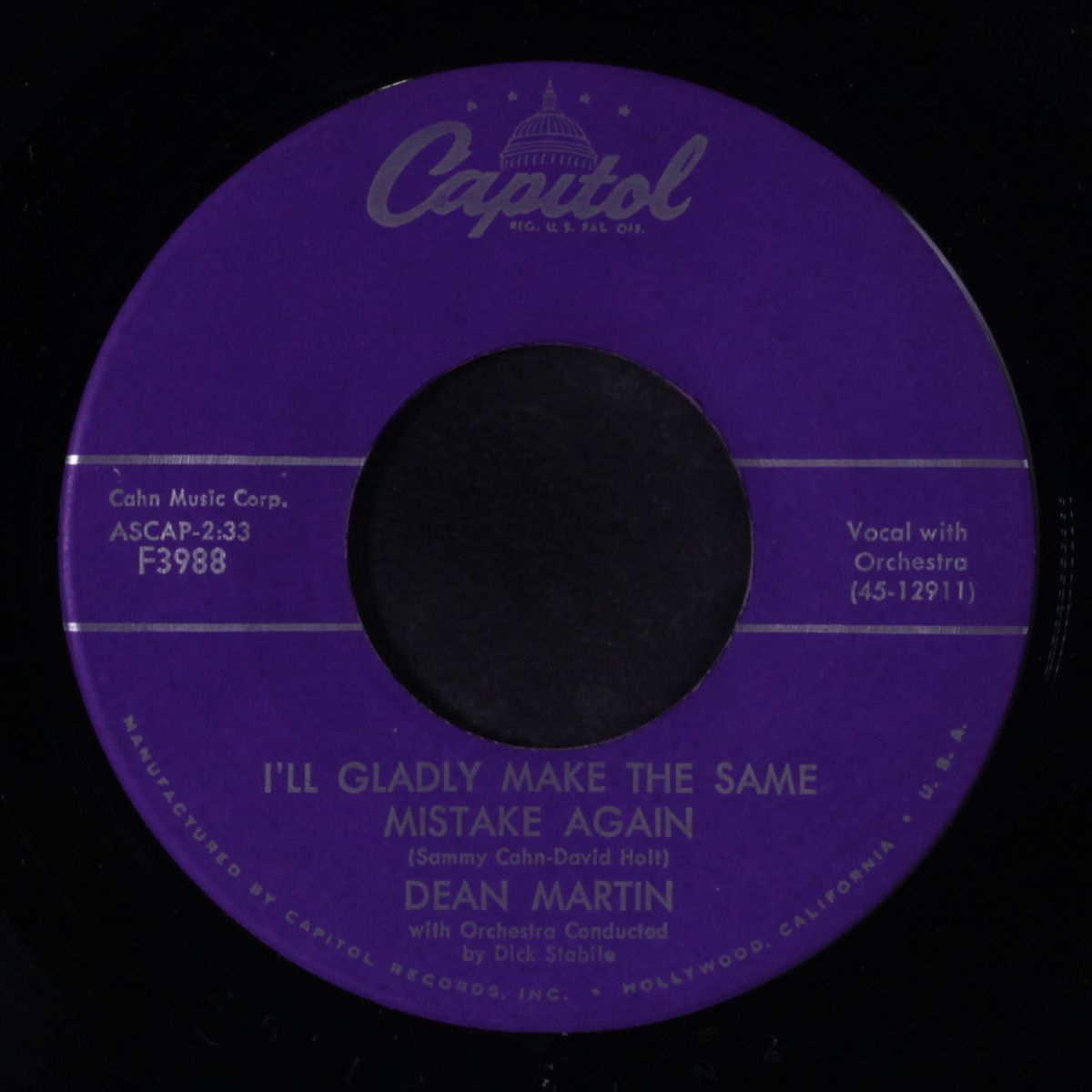 angel baby / i'll gladly make the same mistake again by DEAN MARTIN