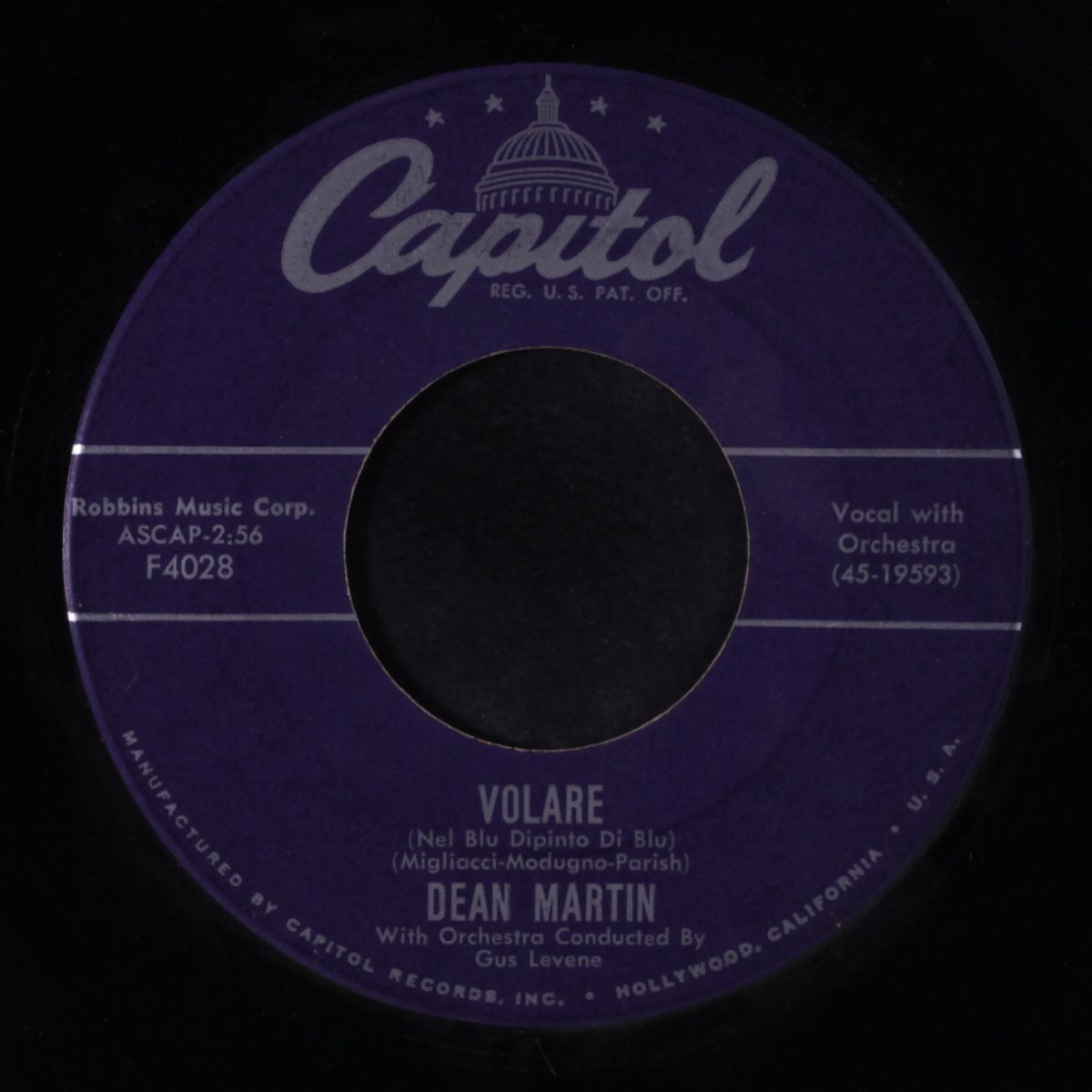 volare / out of my mind by DEAN MARTIN