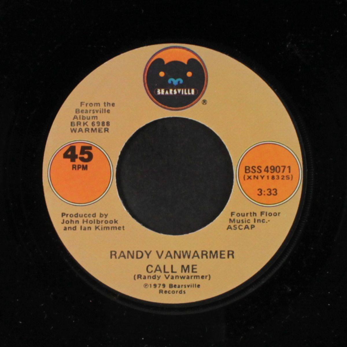call me / forever loving you by RANDY VANWARMER
