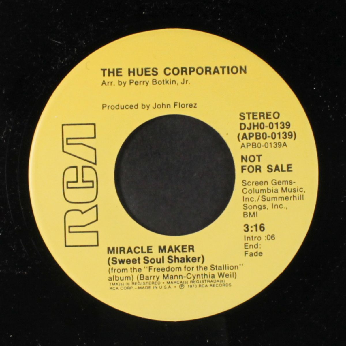 miracle maker sweet soul shaker / mono by HUES CORPORATION
