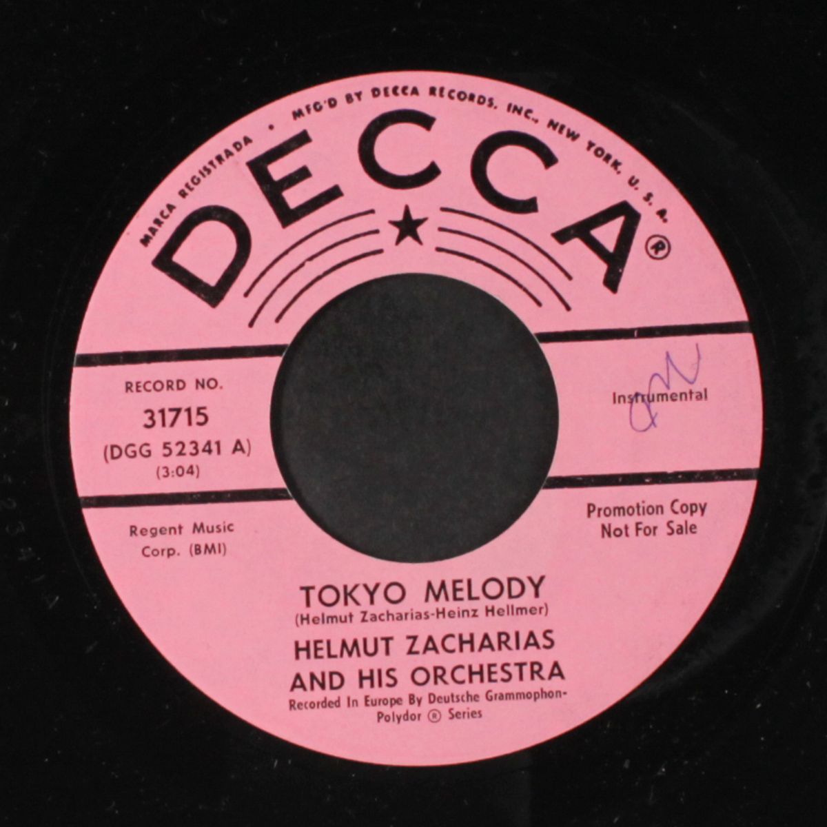 tokyo melody / teatime in tokyo by HELMUT ZACHARIAS
