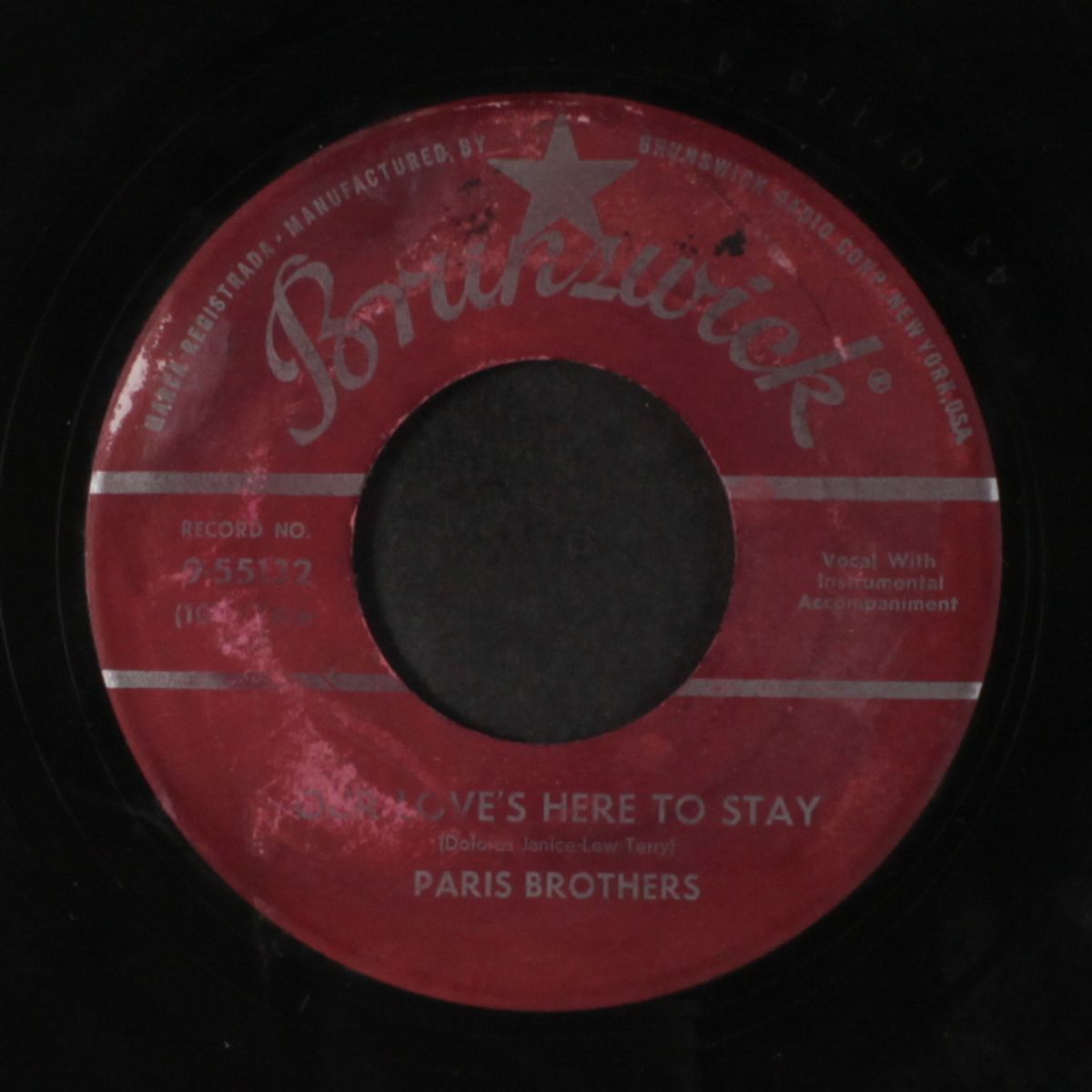 this is it / our love's here to stay by PARIS BROTHERS