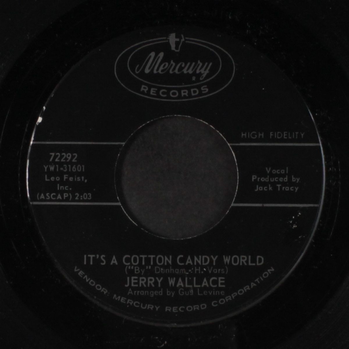 it's a cotton candy world by JERRY WALLACE