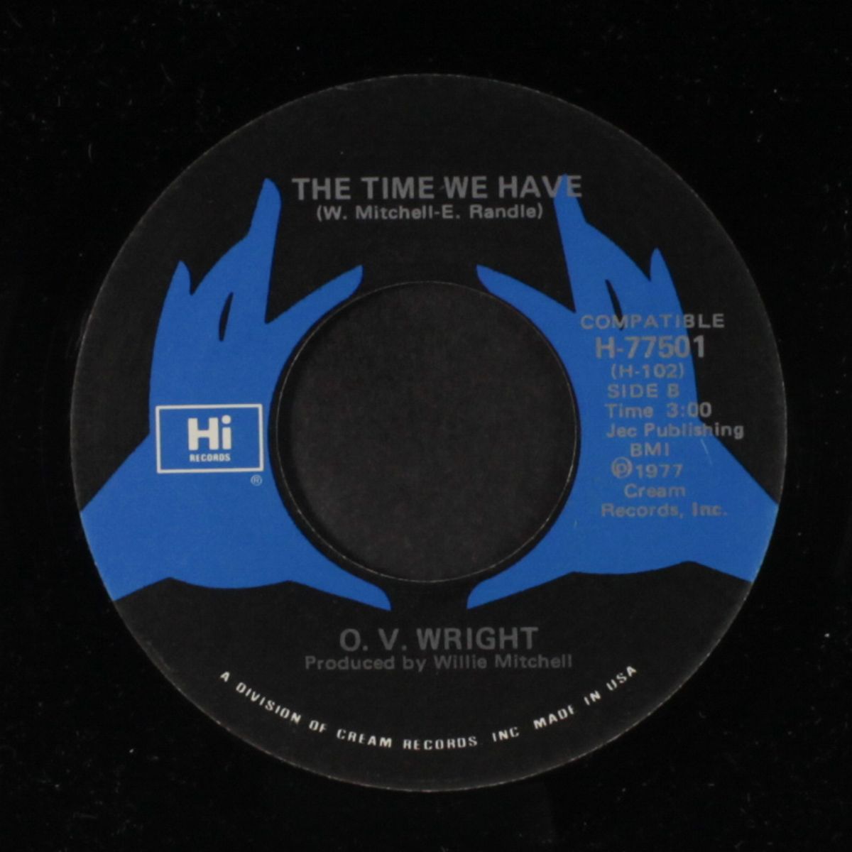 into something / the time we have by O.V. WRIGHT