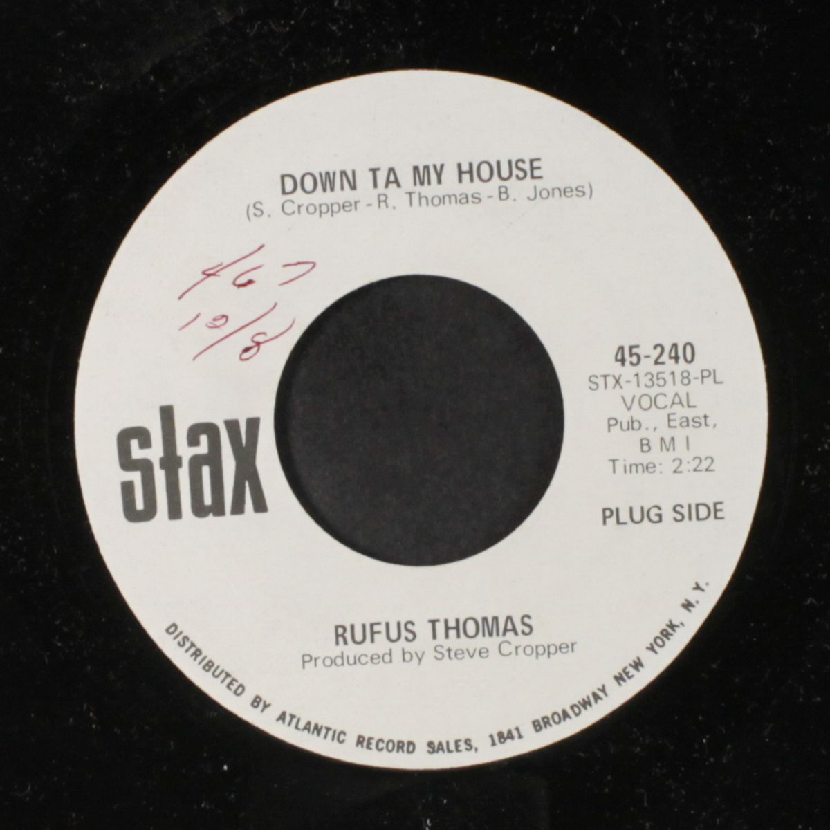down to ma house by RUFUS THOMAS