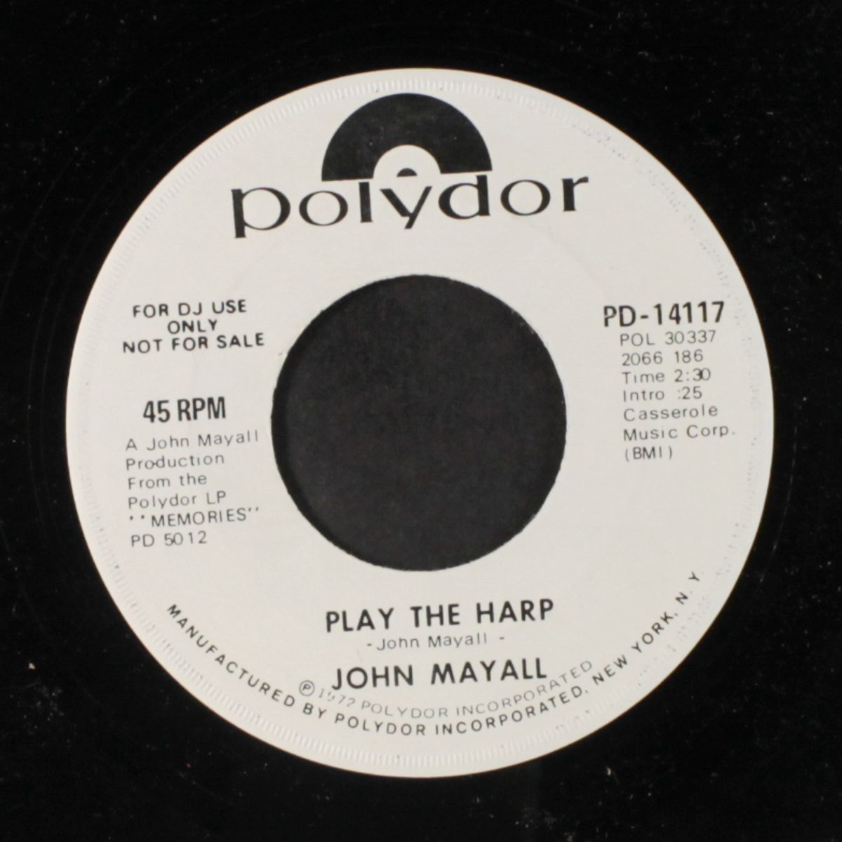 play the harp / same by JOHN MAYALL