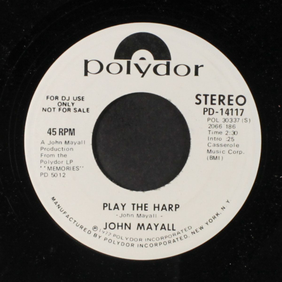 play the harp / same by JOHN MAYALL