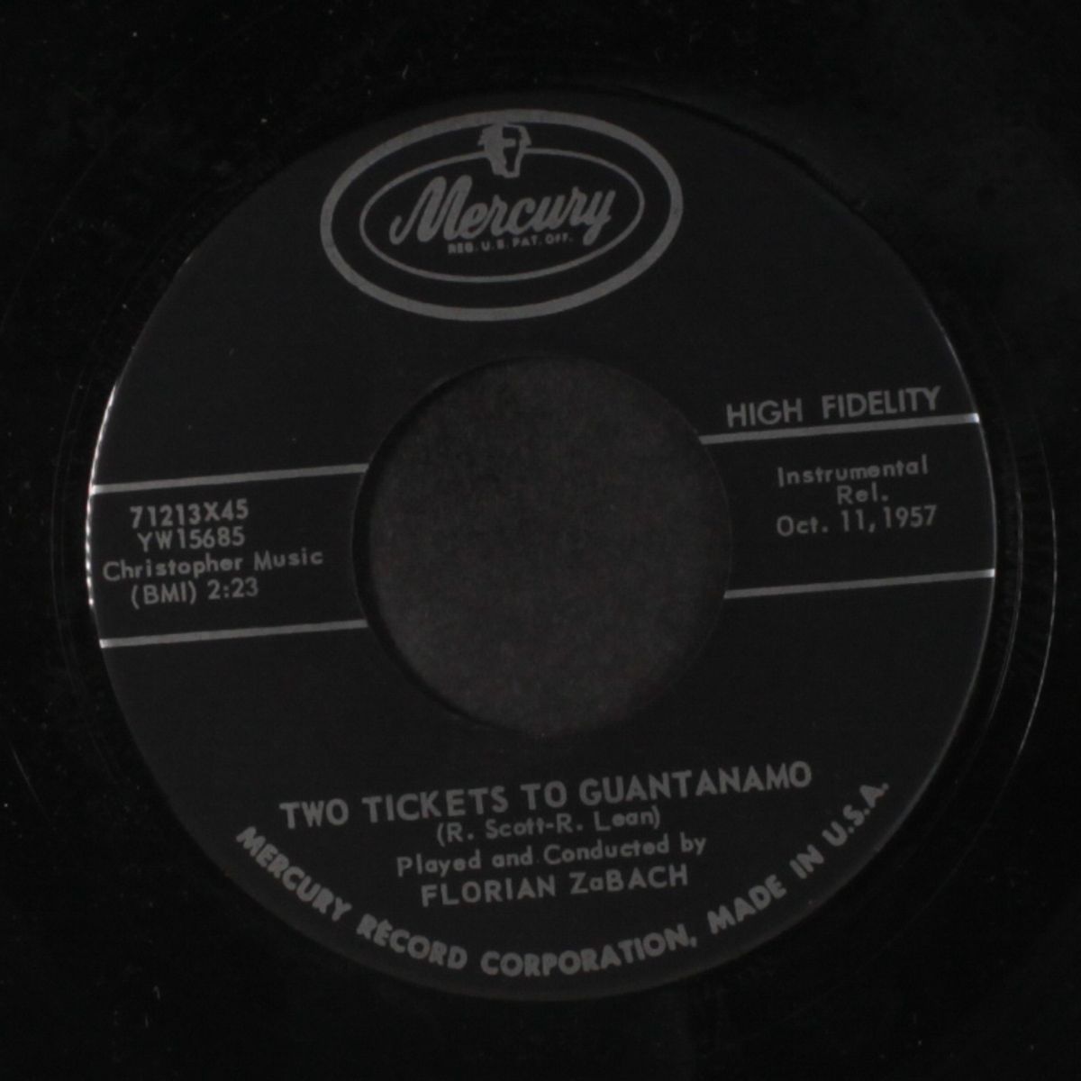 two tickets to guantanamo / runaway romance by FLORIAN ZABACH