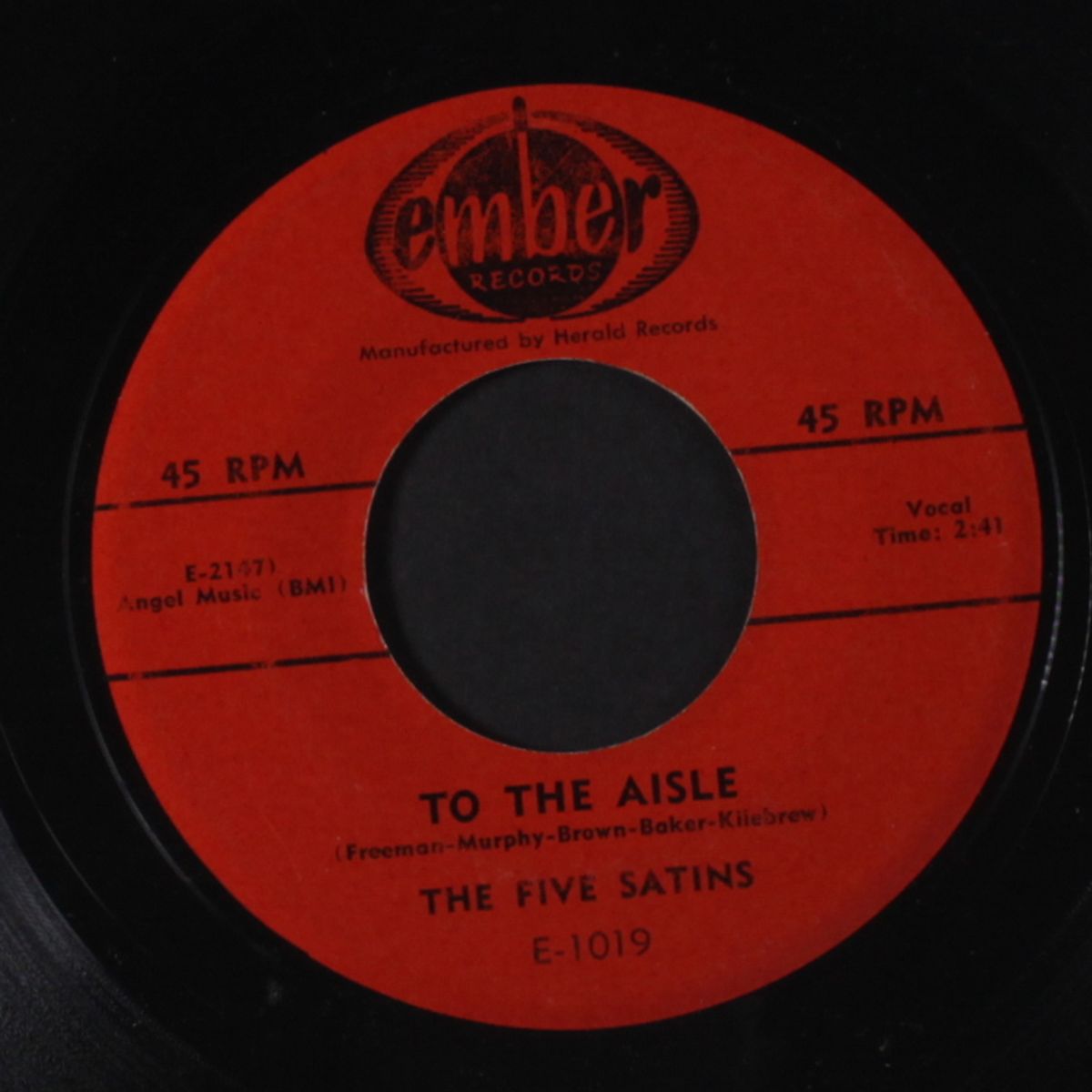 wish i had my baby / to the aisle by FIVE SATINS