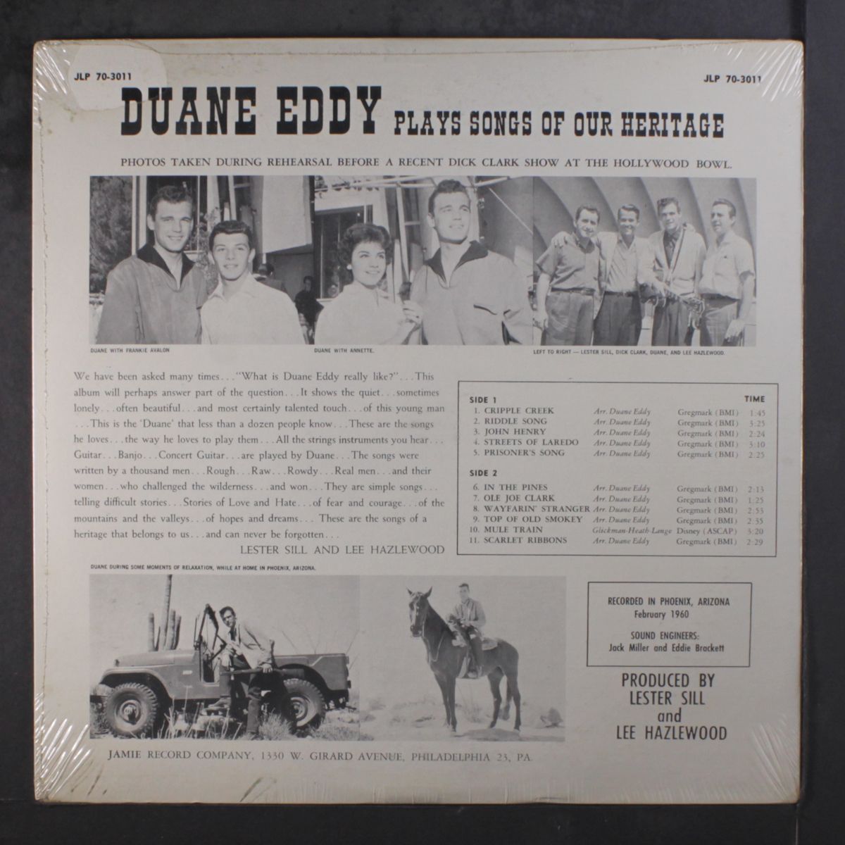 plays songs of our heritage by DUANE EDDY