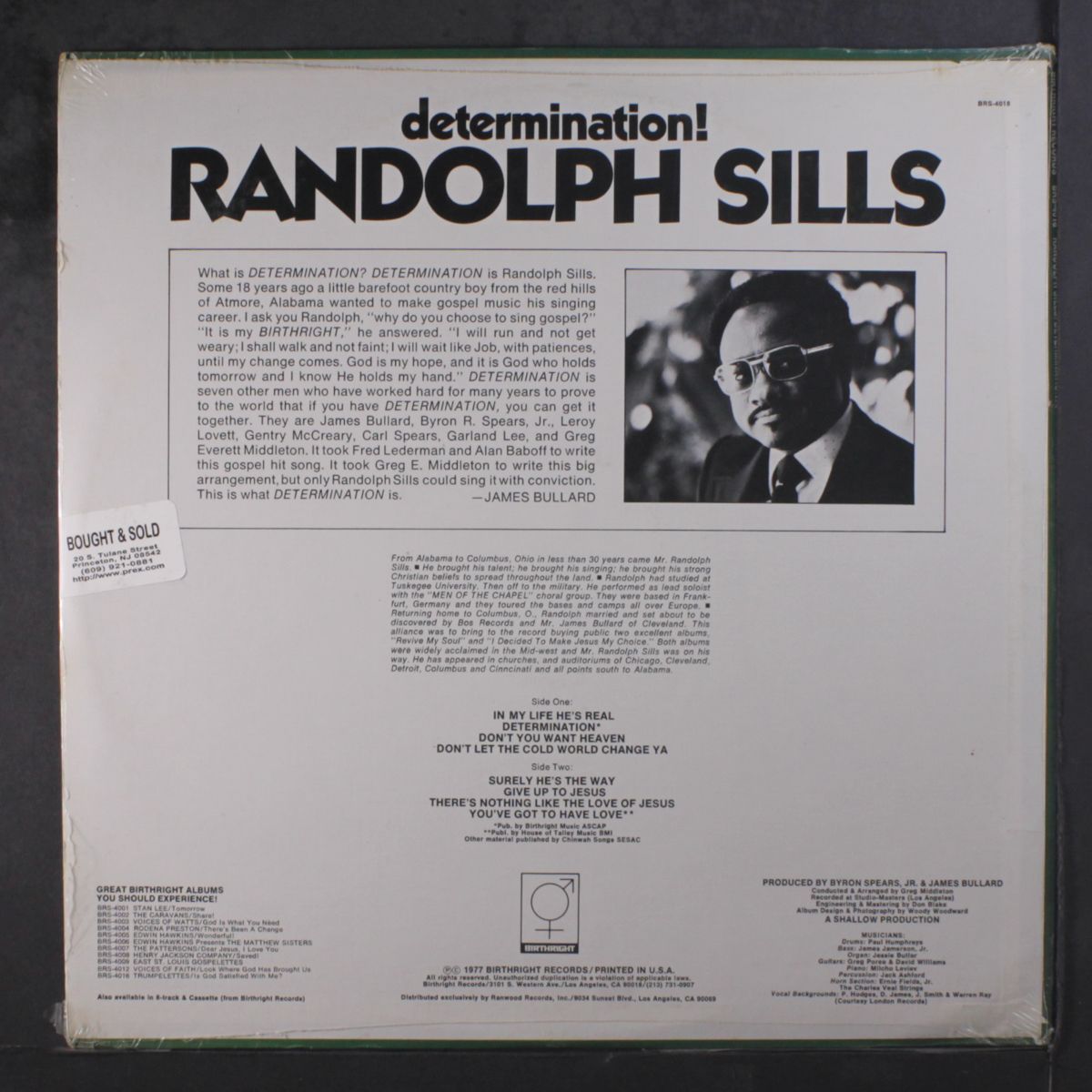 determination! by RANDOLPH SILLS