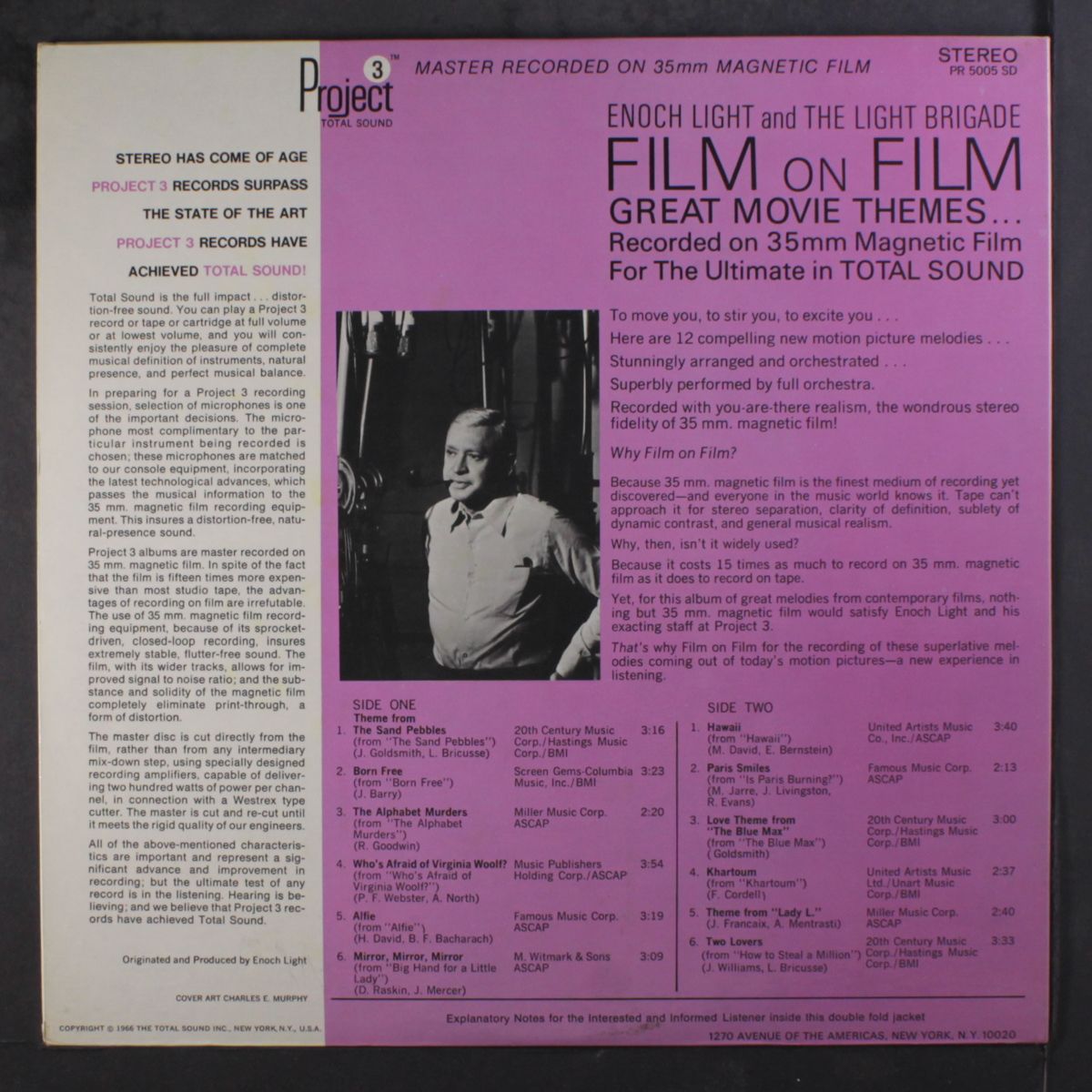 film on film-great movie themes by ENOCH LIGHT