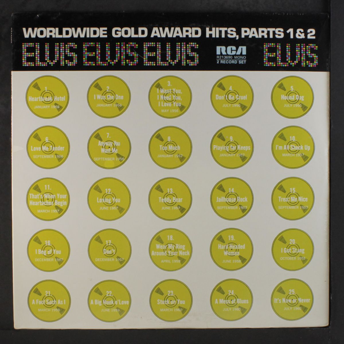 worldwide gold award hits, parts 1 & 2 by ELVIS PRESLEY