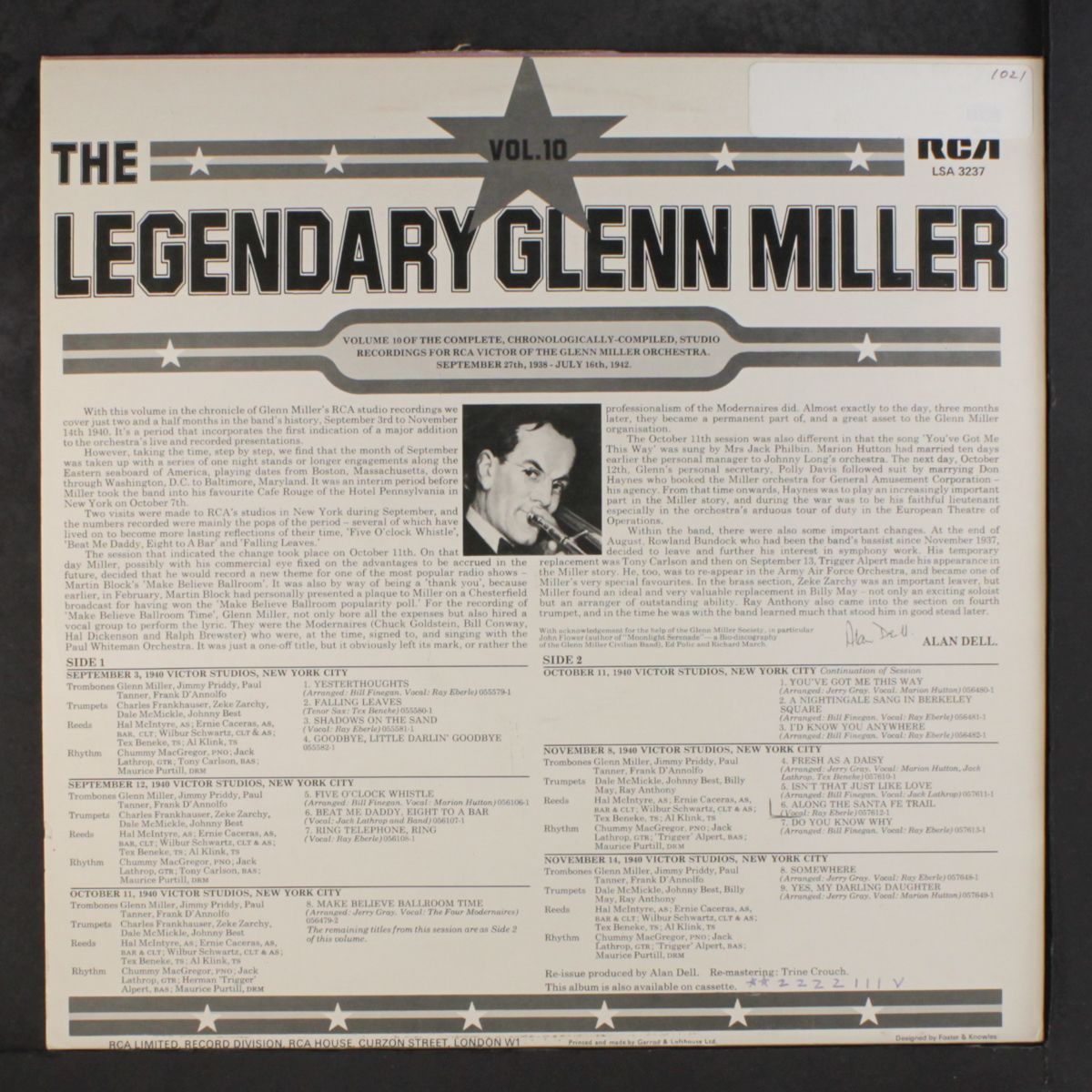 the legendary, vol. 10 by GLENN MILLER