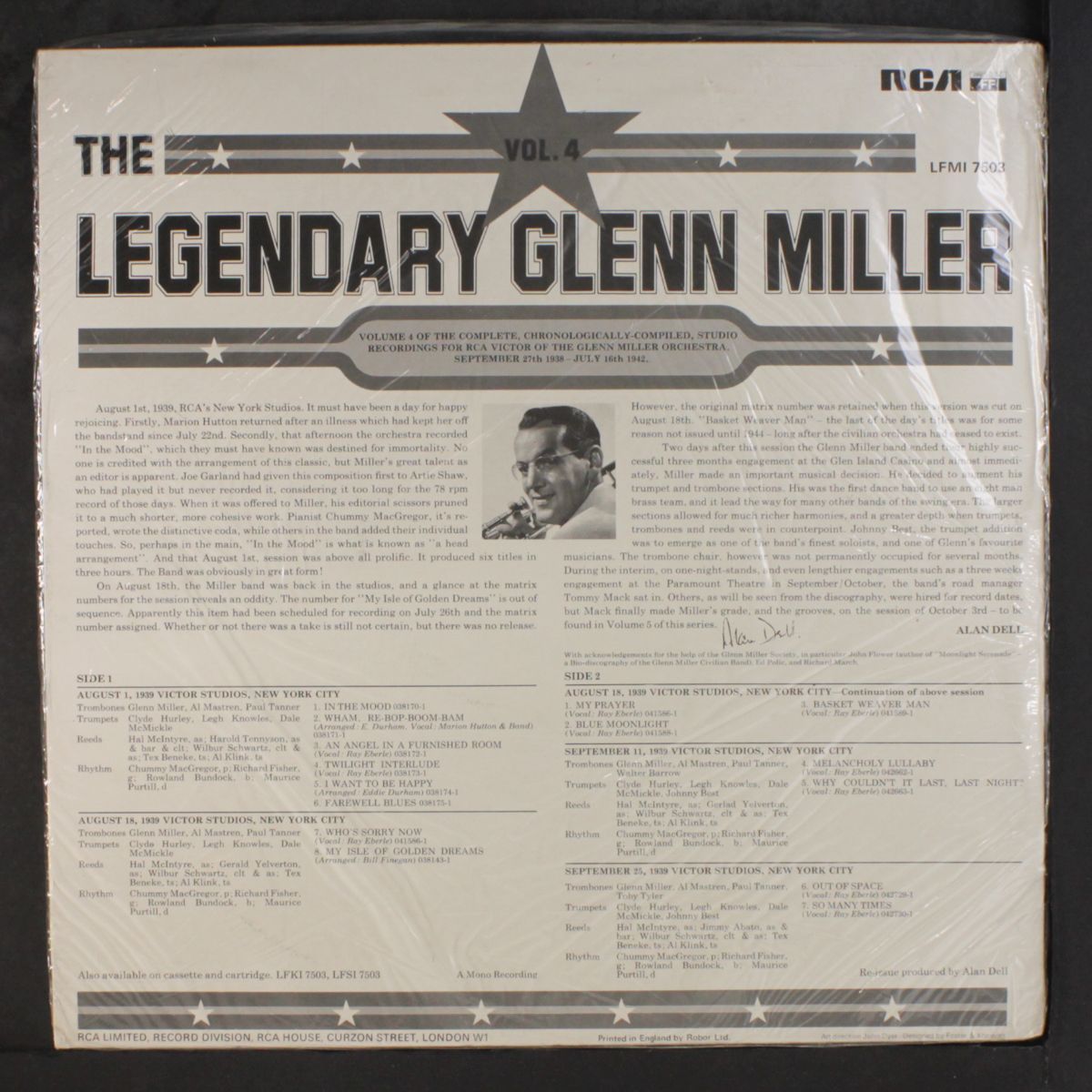 the legendary glenn miller by GLENN MILLER