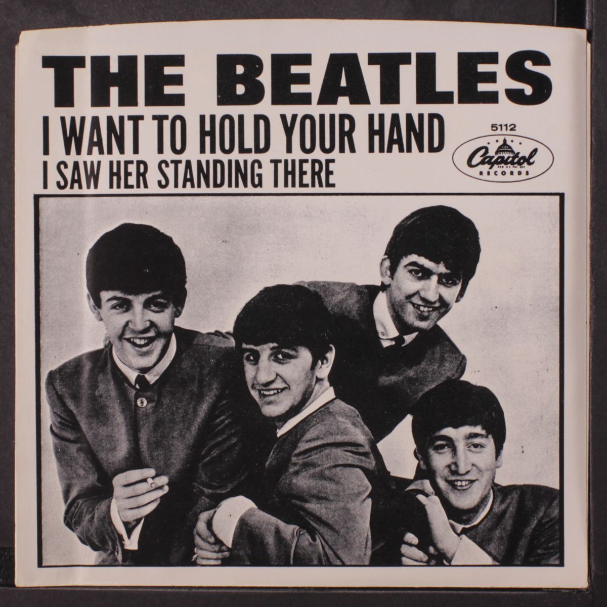 i want to hold your hand (sleeve only) / i saw her standing there by BEATLES