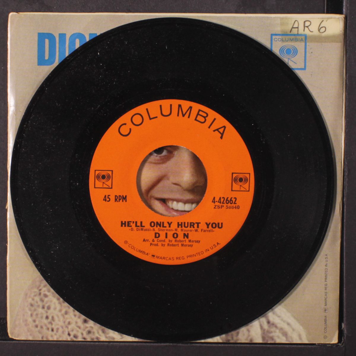 ruby baby / he'll only hurt you by DION