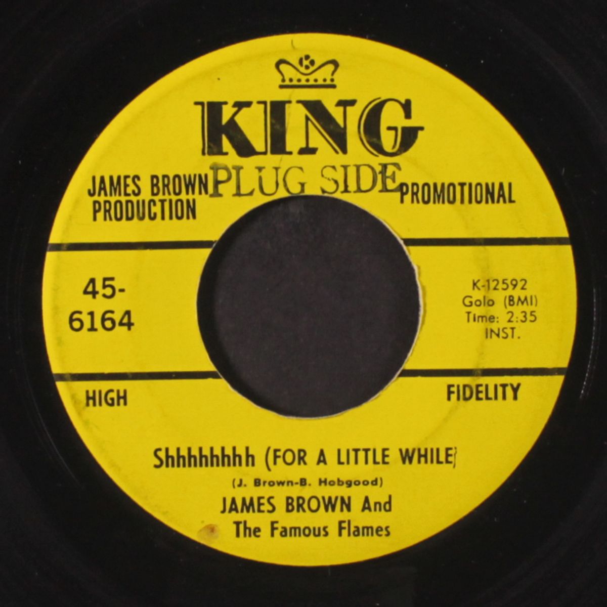 shhhhhhhh (for a little while / here i go) by JAMES BROWN