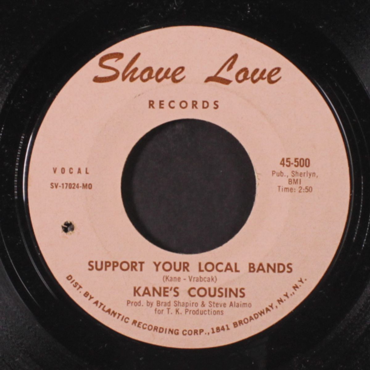 take your love (and shove it) / support your local bands by KANE'S COUSINS