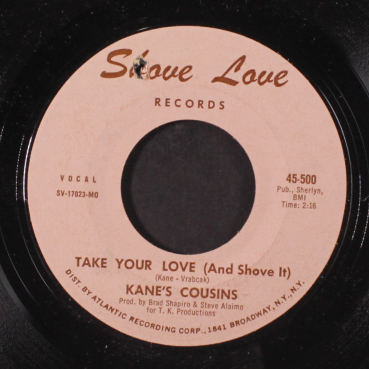 take your love (and shove it) / support your local bands by KANE'S COUSINS