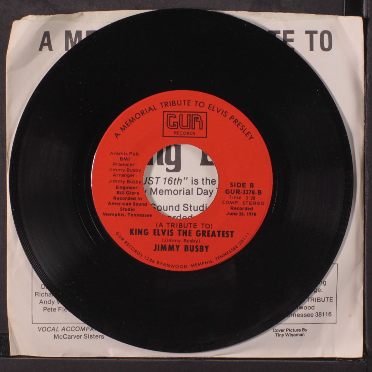 king elvis the greatest / august 16th by JIMMY BUSBY