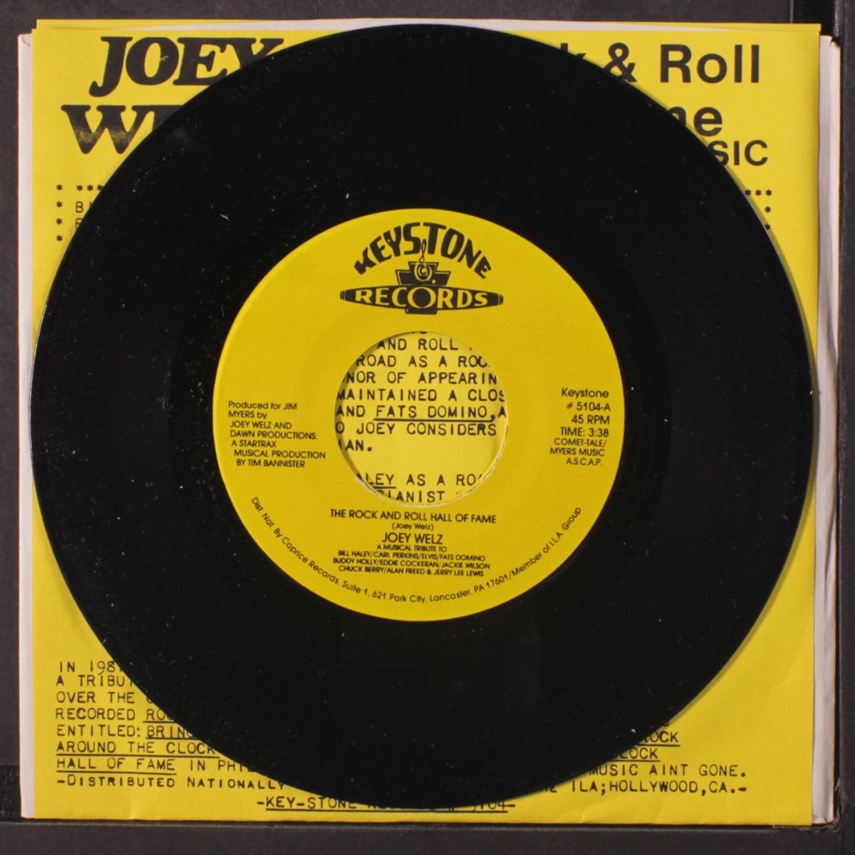 the rock and roll hall of fame / bring back the music by JOEY WELZ