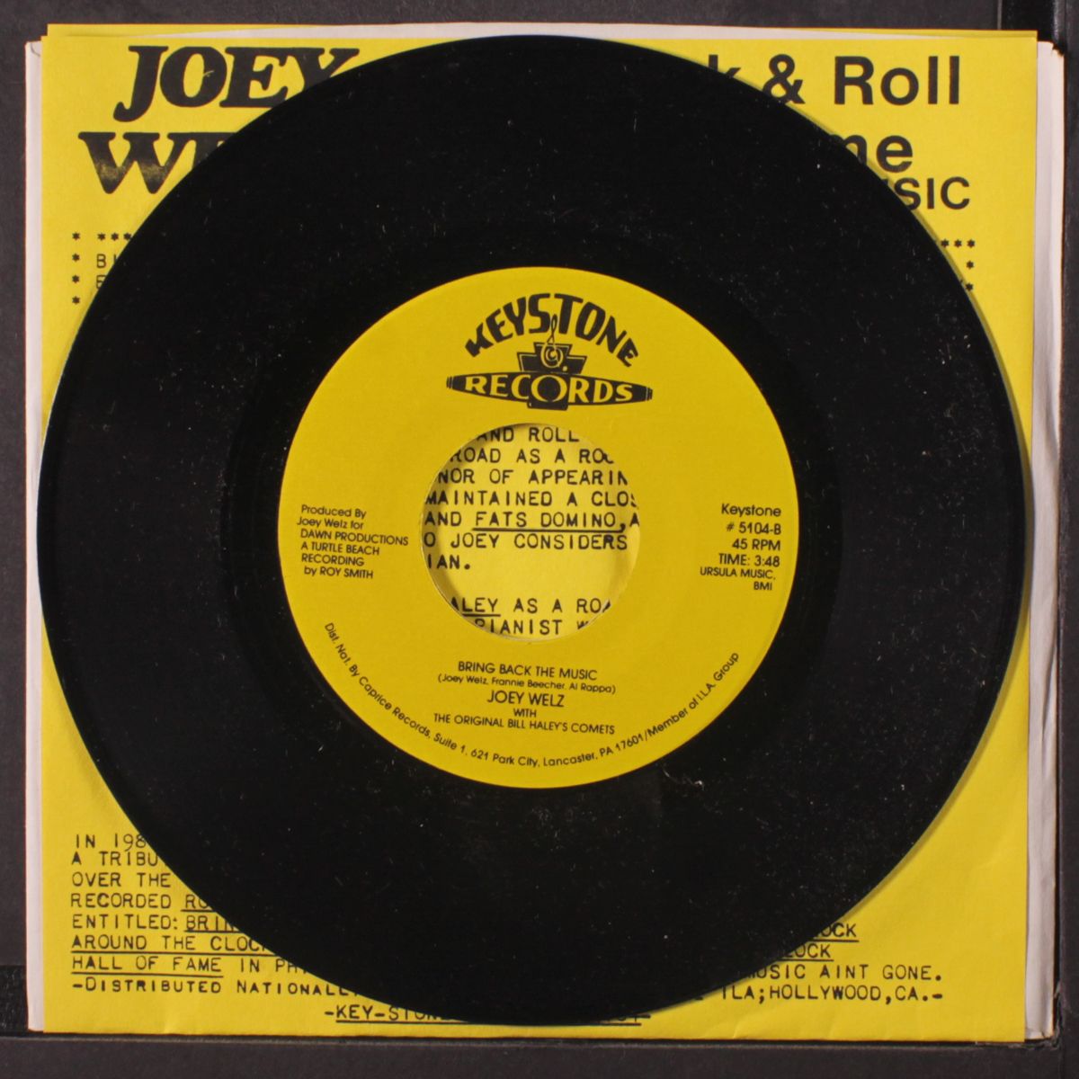 the rock and roll hall of fame / bring back the music by JOEY WELZ