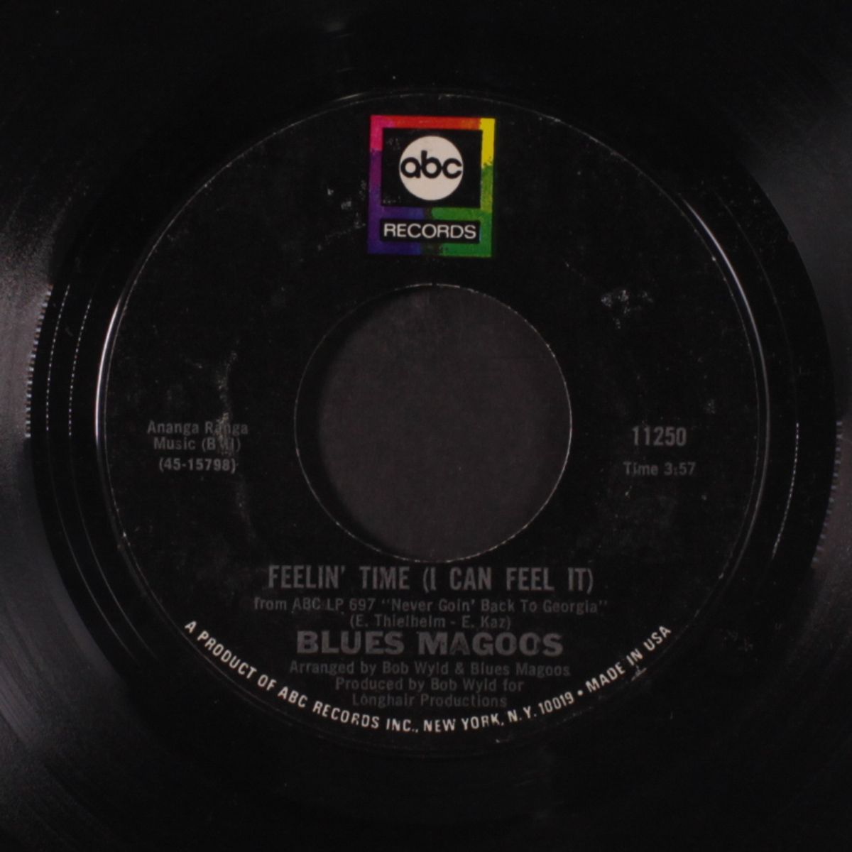 never going back to georgia / feelin' time by BLUES MAGOOS