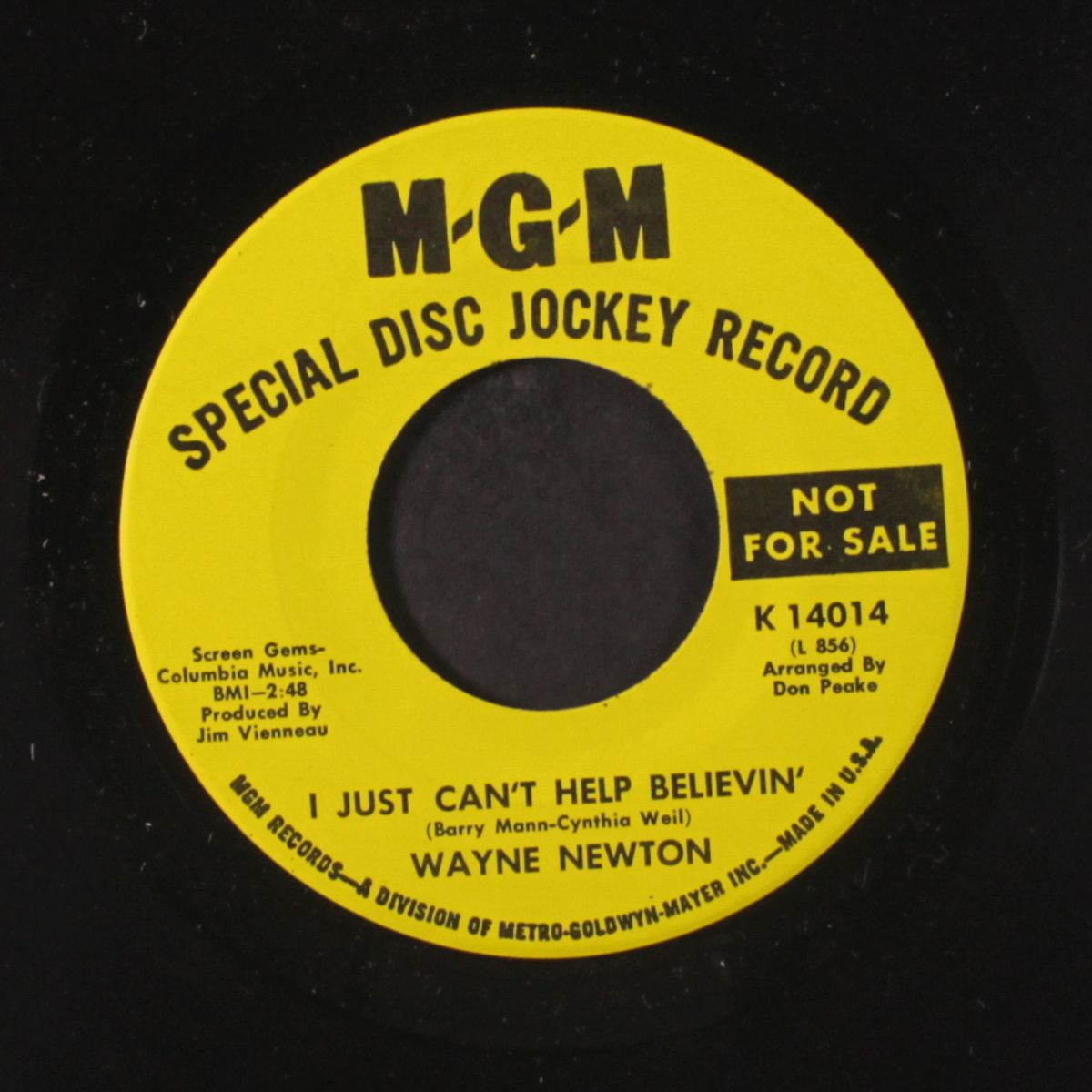 husbands & wives / i just can't help believing by WAYNE NEWTON