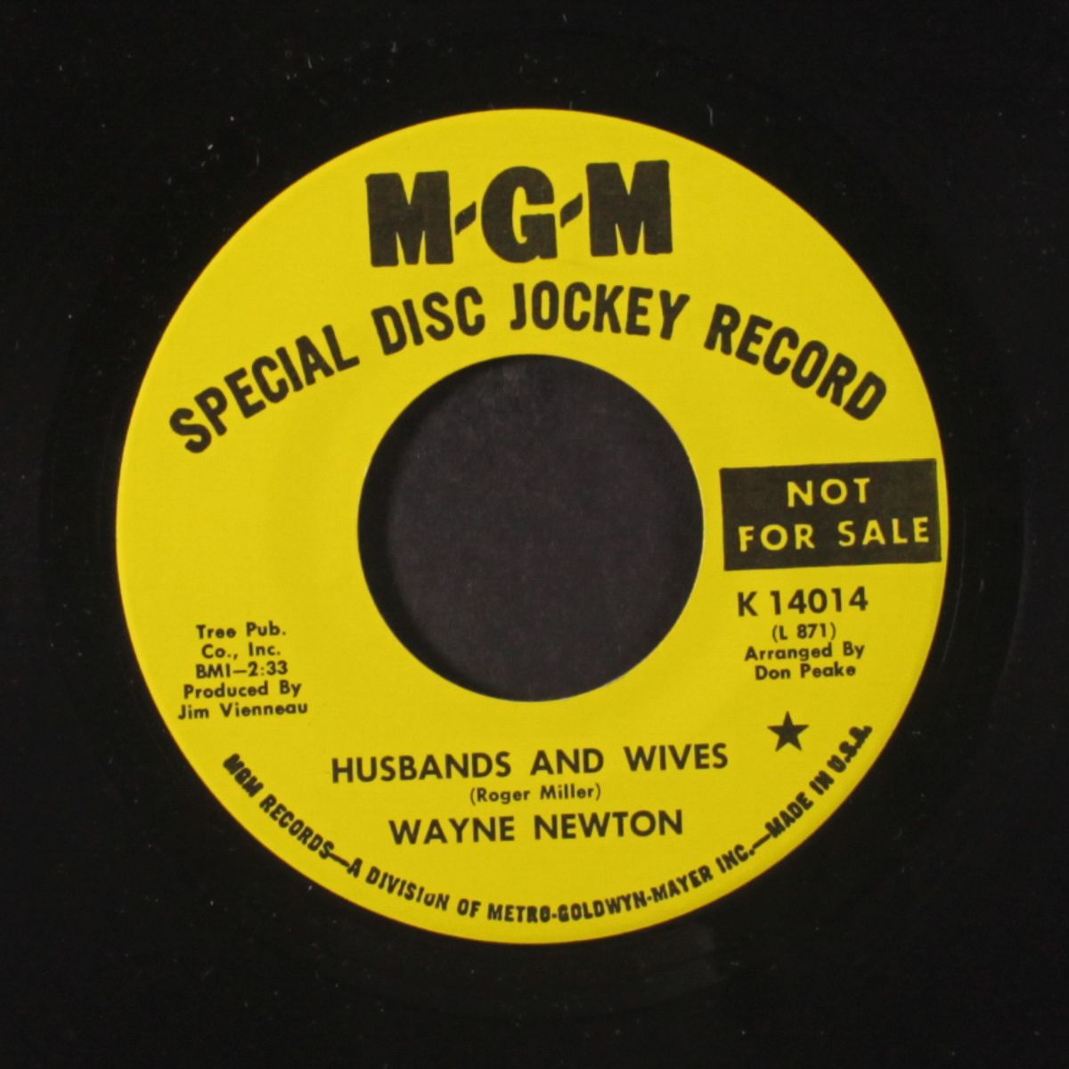 husbands & wives / i just can't help believing by WAYNE NEWTON