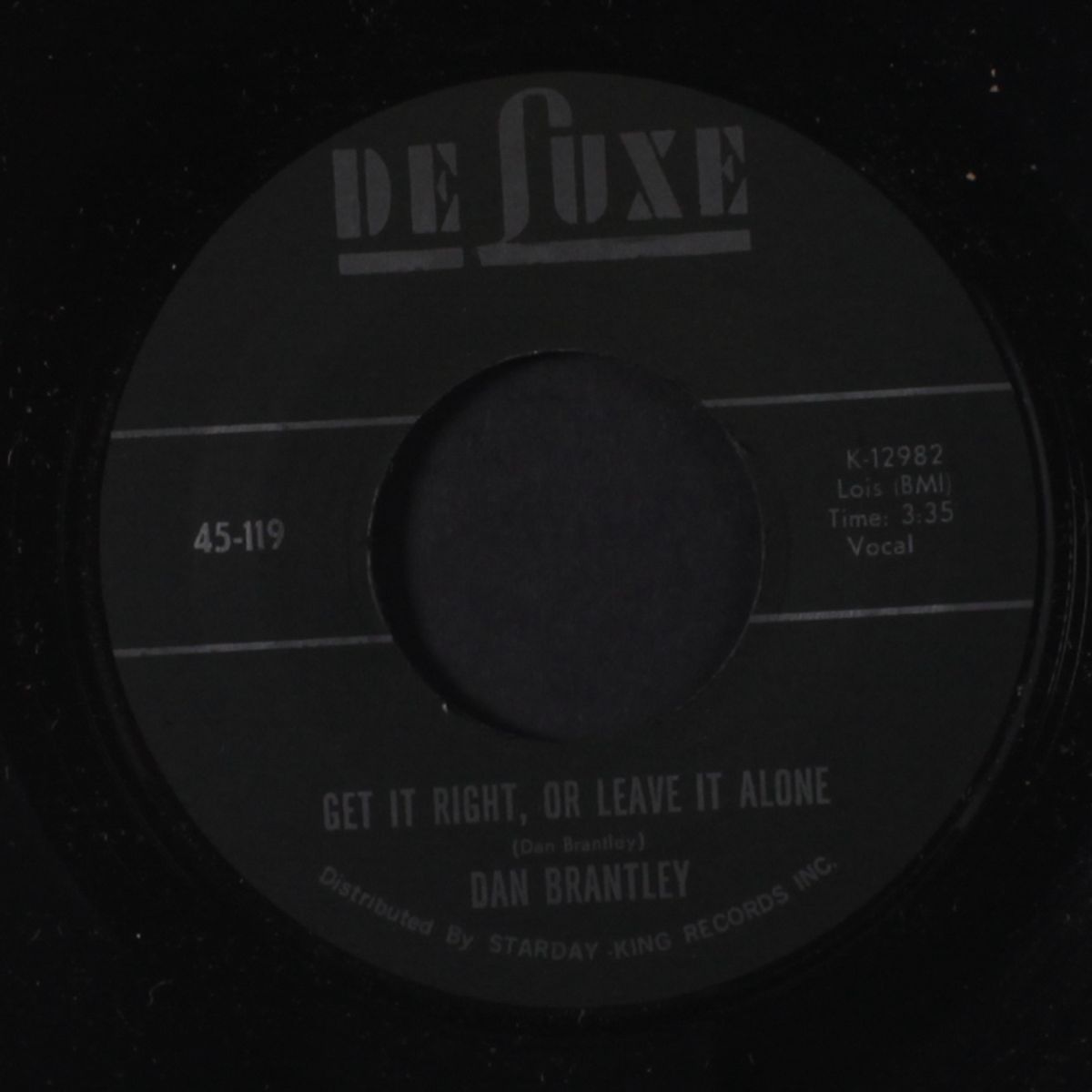 it must be love / get it right, or leave it alone by DAN BRANTLEY