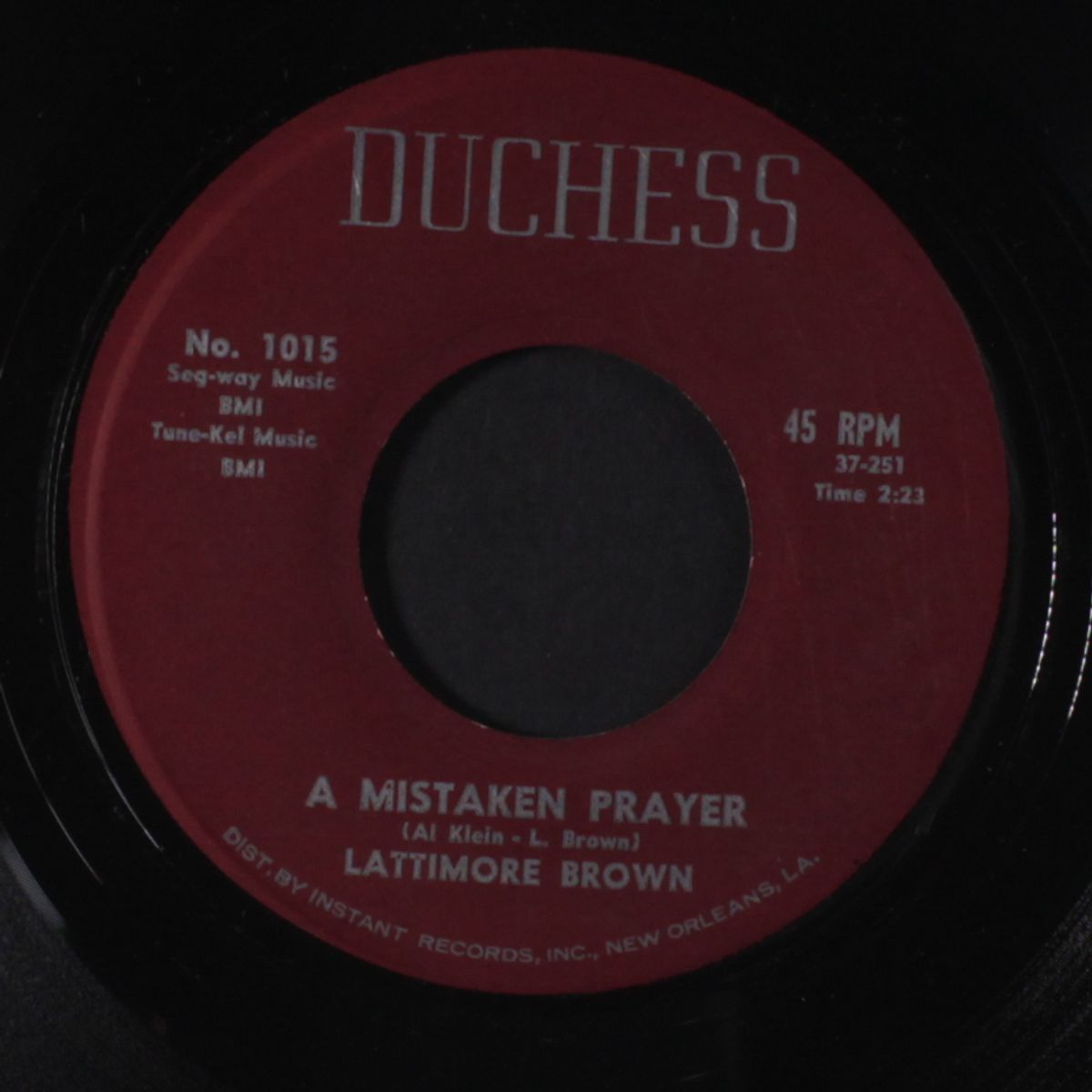 say what / a mistaken prayer by LATTIMORE BROWN