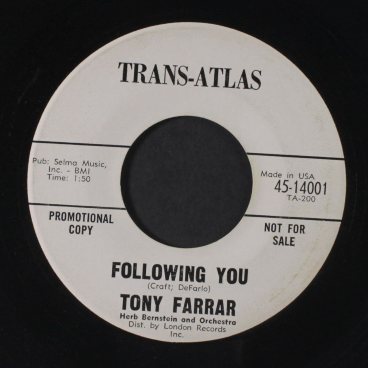 blast from the past / following you by TONY FARRAR