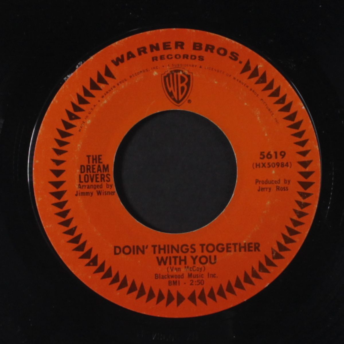 you gave me somebody to love / doin' things together with you by DREAM LOVERS