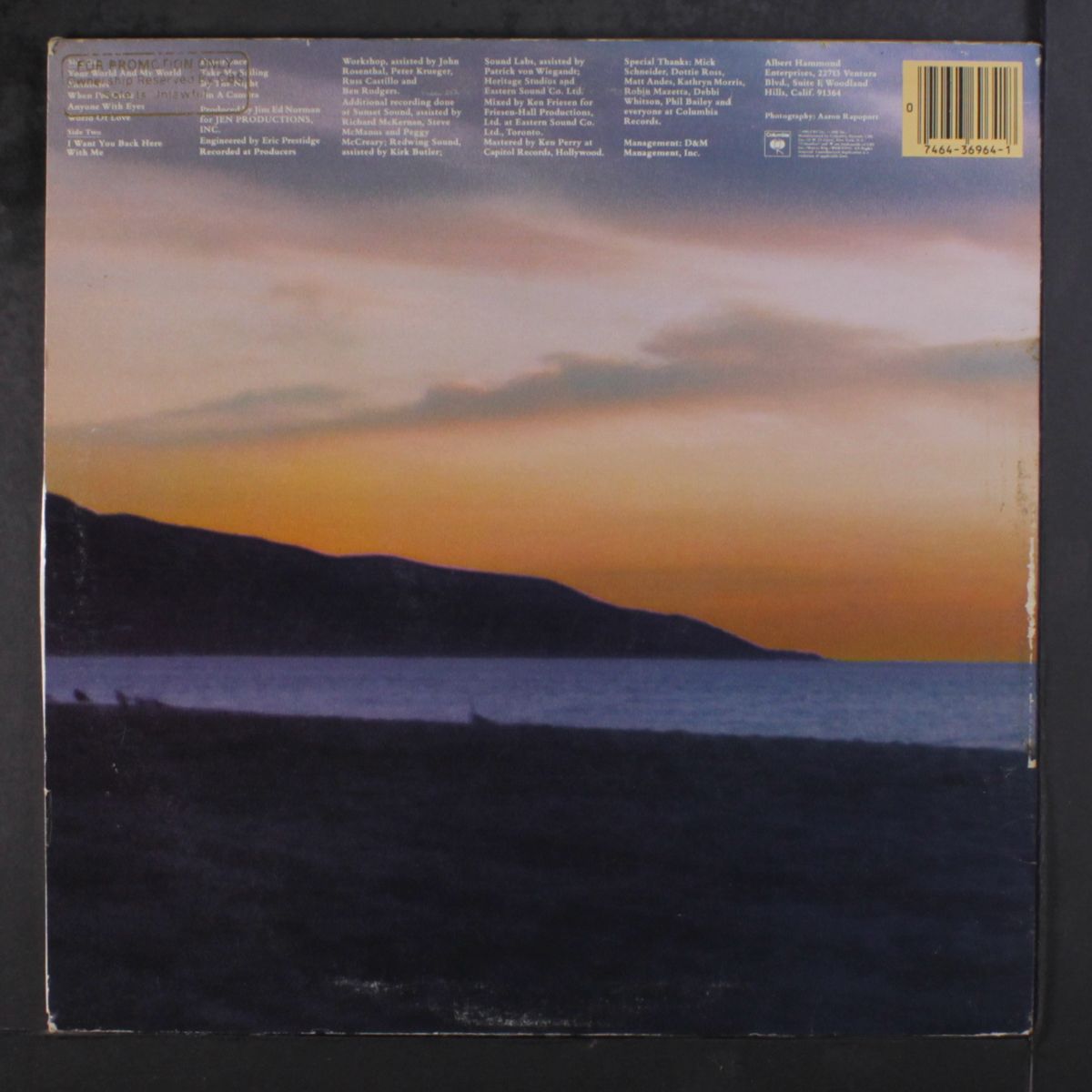 your world and my world by ALBERT HAMMOND