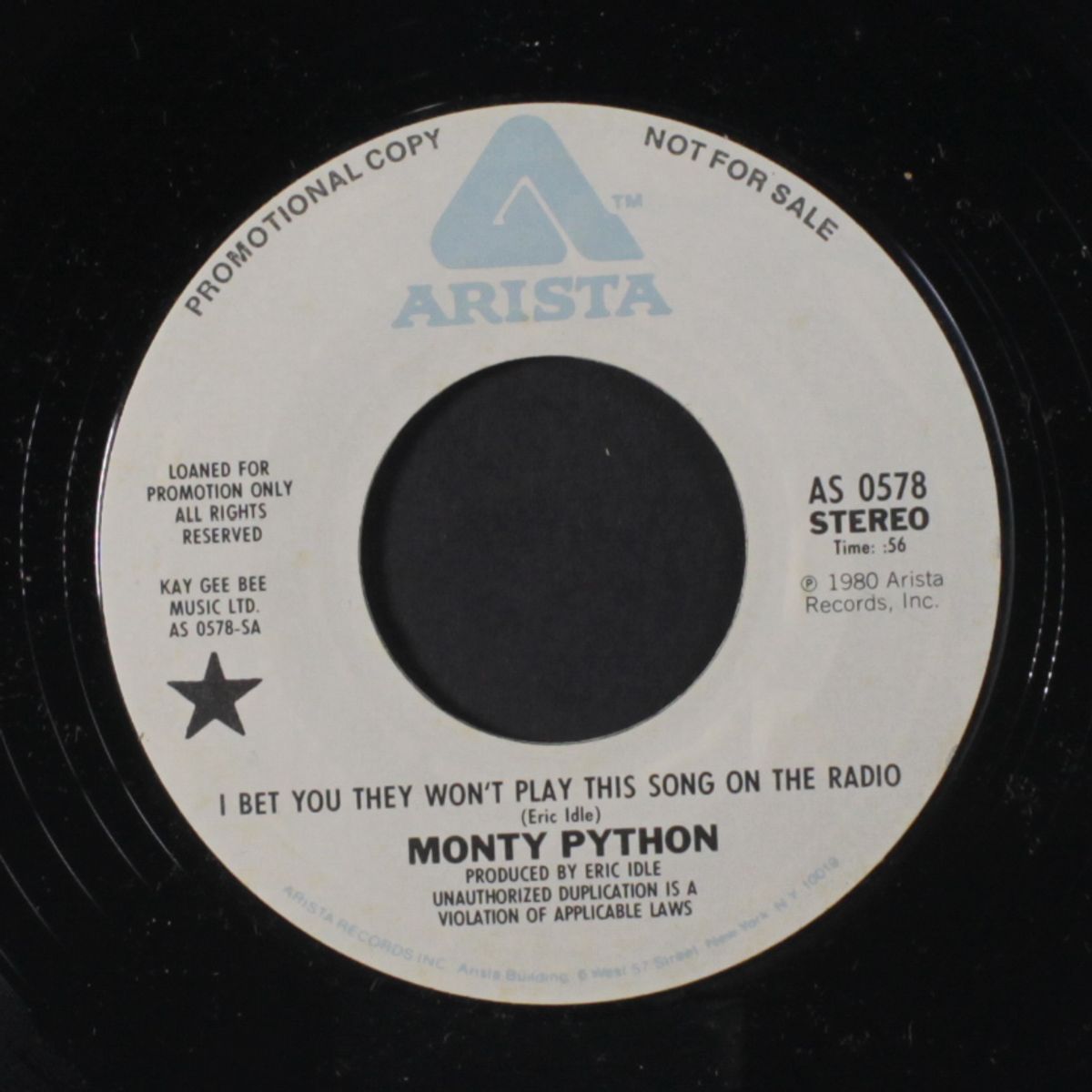 i bet you they won't play this song on the radio / mono by MONTY PYTHON