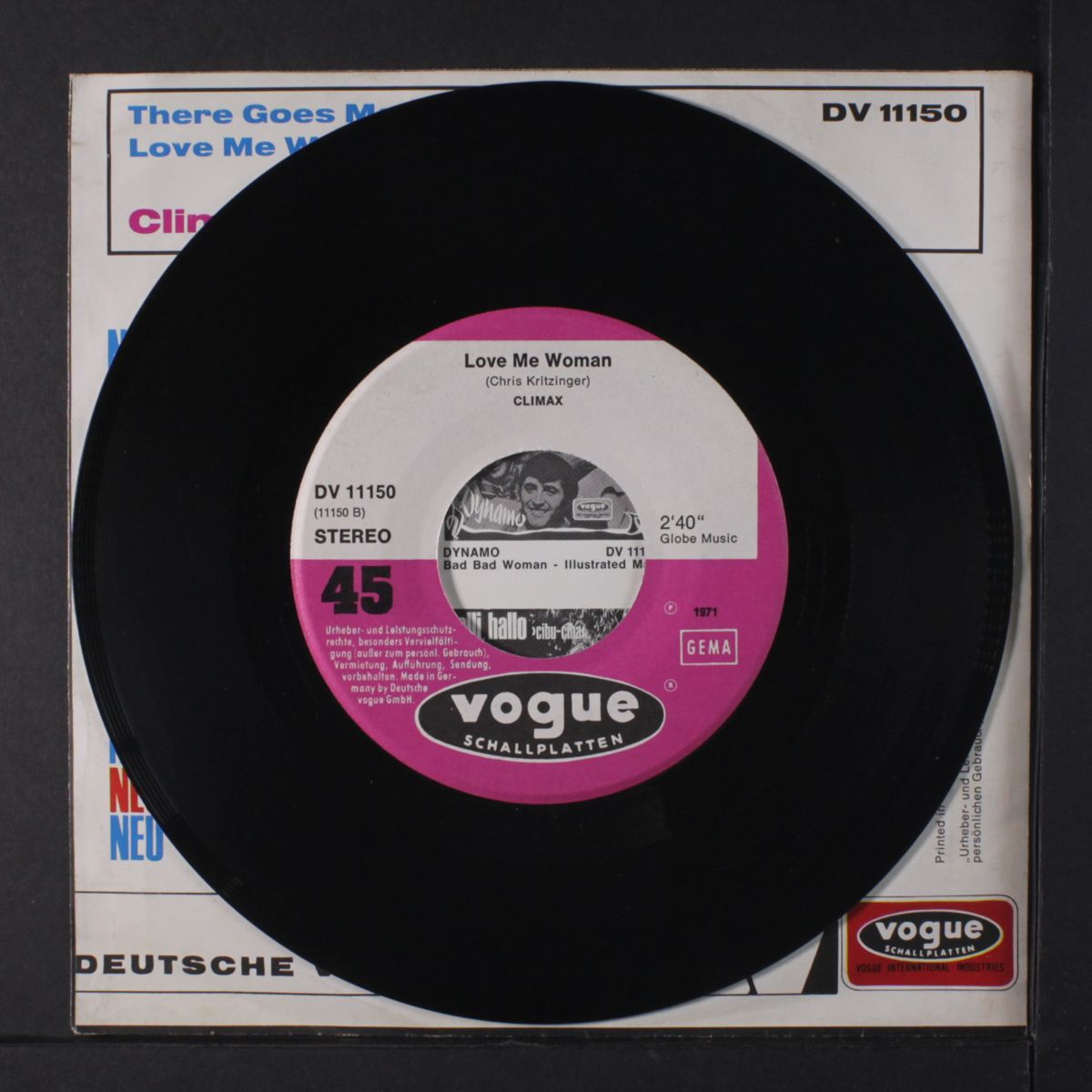 there goes maloney / love me woman by CLIMAX